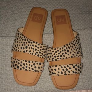 Animal print sandal